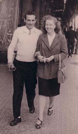 1948 : Antoine Carta et Aimée Manival.