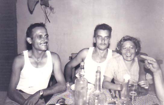 1958 : Antoine CARTA, Paul (Paulo) MICO, Arlette MICO née BOUCHARD