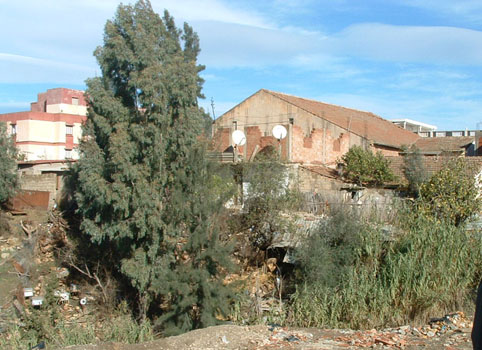 L'ex maison PERNOT vue de chez George COURTOIS